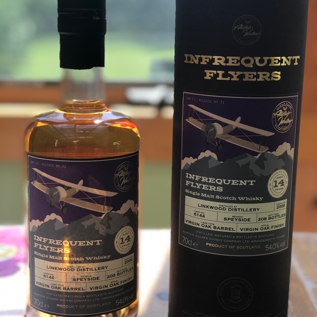 Linkwood 14 Year Old 2006 Single Cask (#6144) Infrequent Flyers