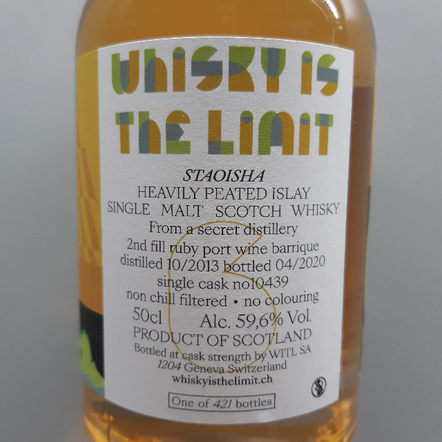 WHISKY IS THE LIMIT Staoisha