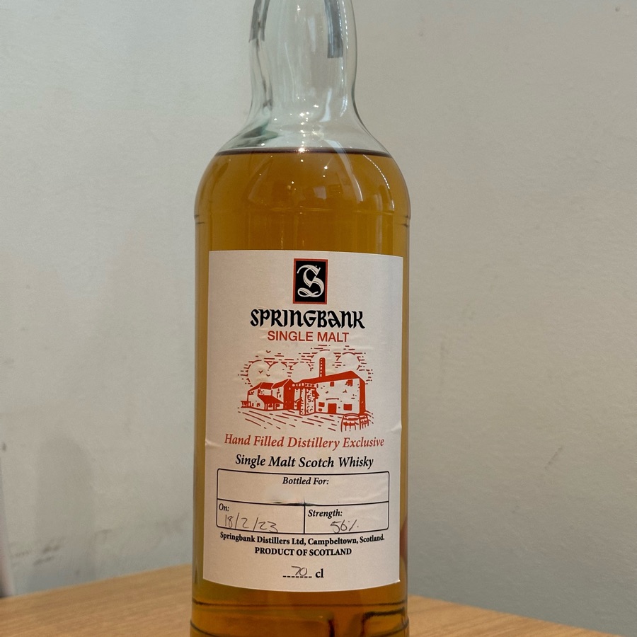 Springbank Hand Filled Distillery Exclusive