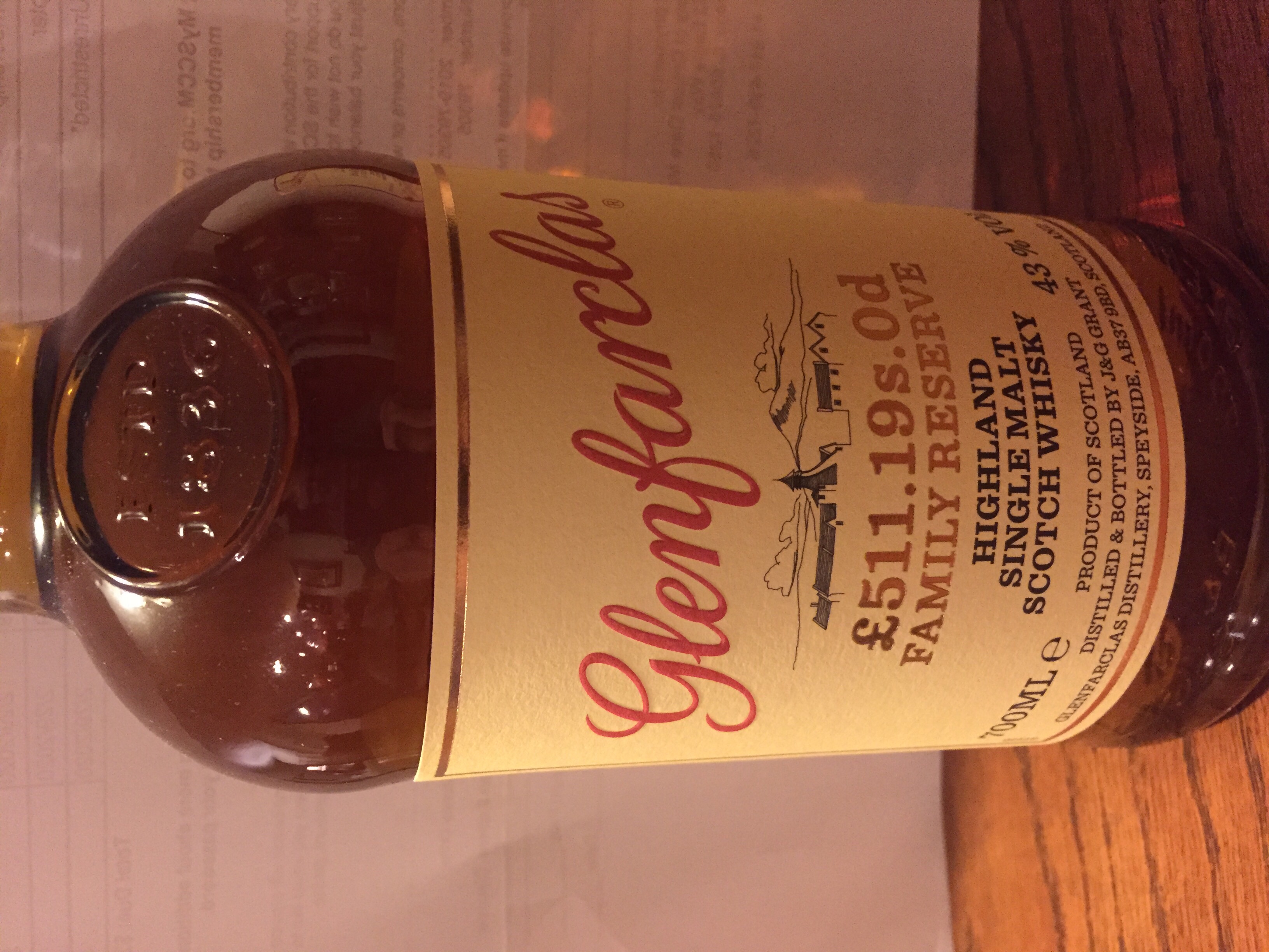 Glenfarclas L511.19s.0d family reserve