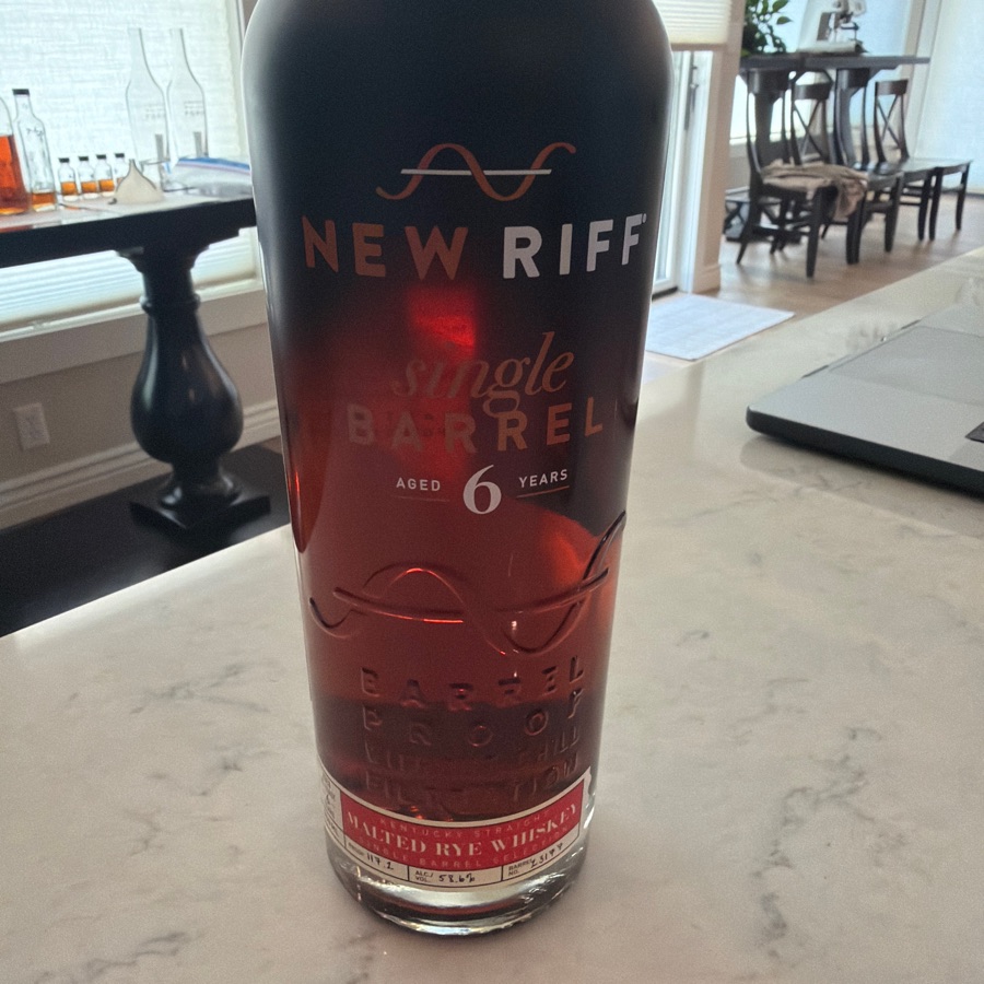New Riff Kentucky Straight Malted Rye Whiskey Single Barrel Selection The Party Source Barrel 23177