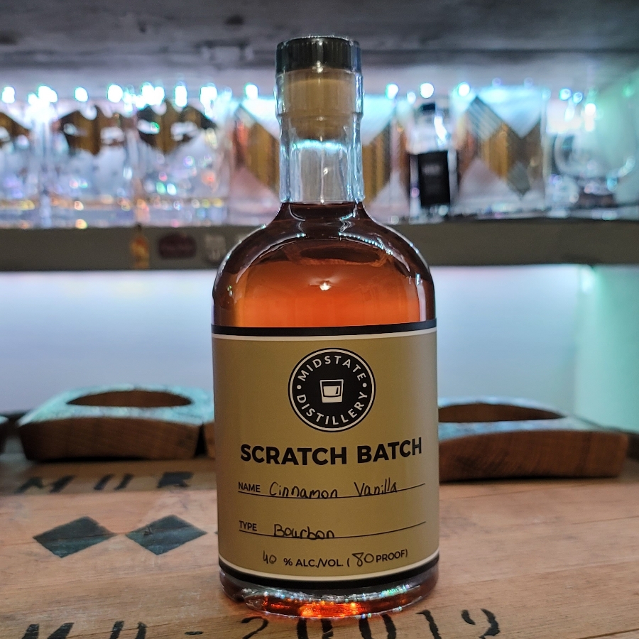 Midstate Distillery Scratch Batch Cinnamon Vanilla Bourbon
