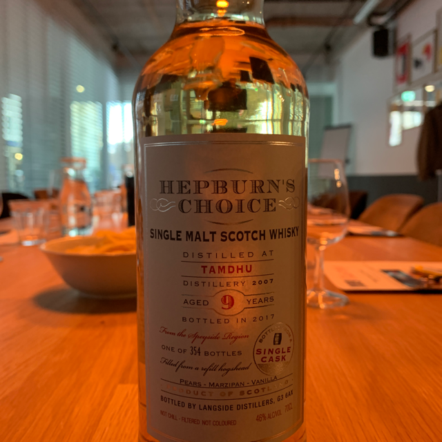 Tamdhu 9 2007/2019 (Hepburn's Choice)