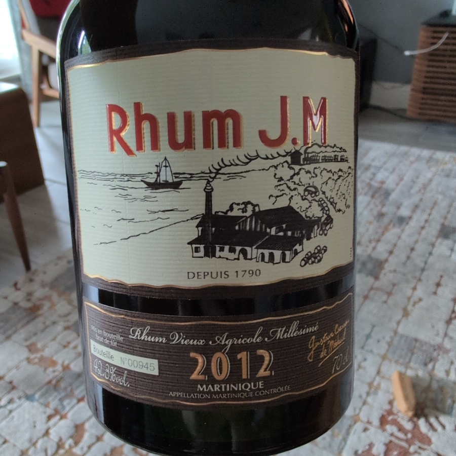 Rhum J.M 2012