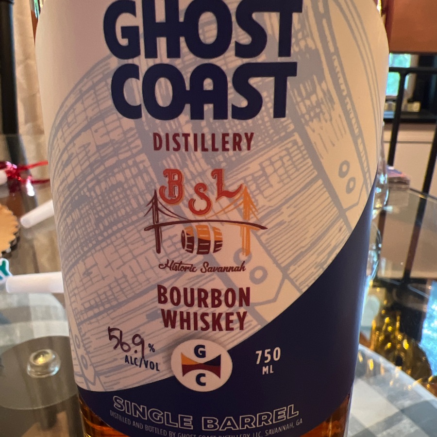 Ghost Coast Distillery Bourbon Whiskey Single Barrel