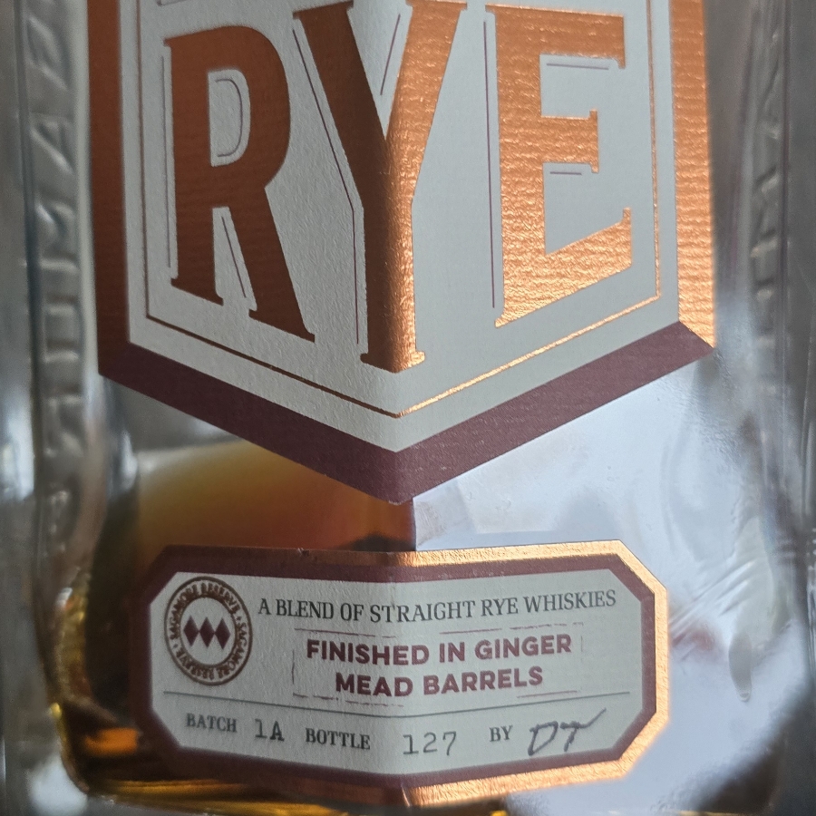 Sagamore Spirit Duchess Finish Rye (Roc Elite finished in ginger mead barrels)