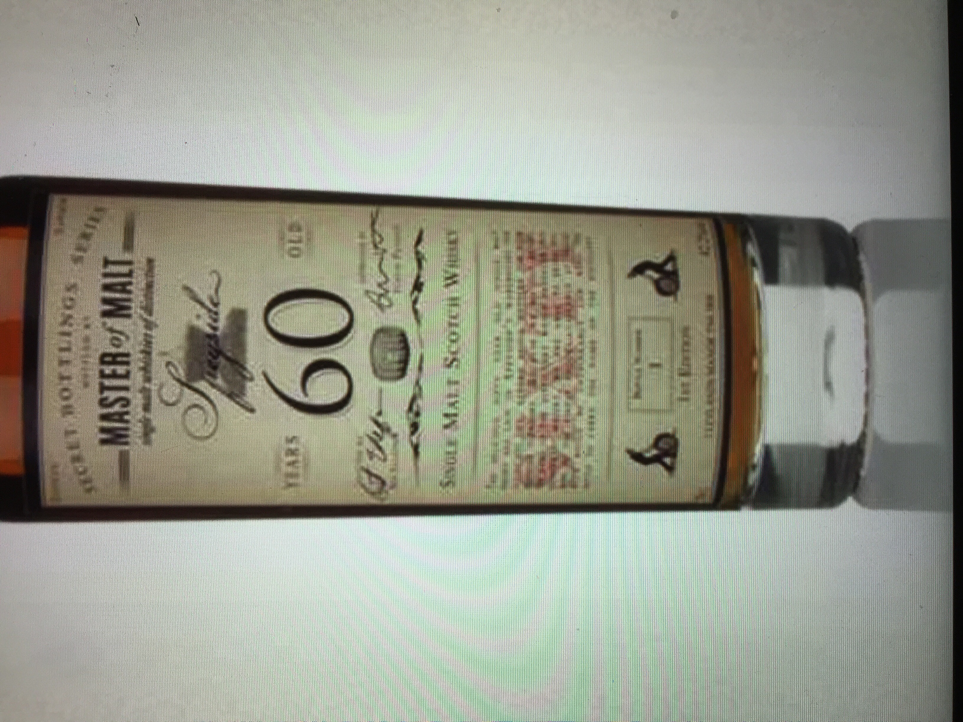 Master of Malt 60 year old