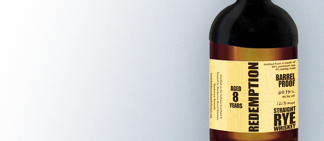 Redemption Barrel Proof 8 Year Straight Rye