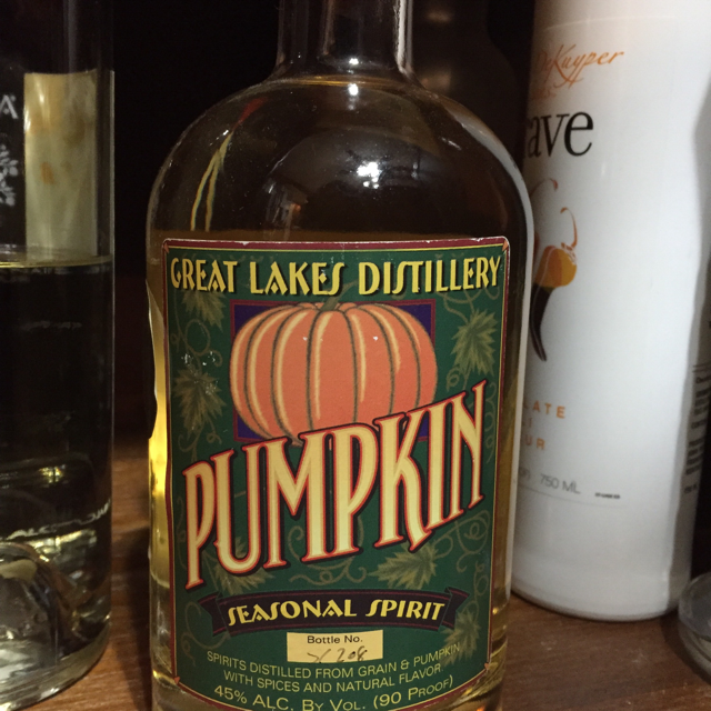 Great Lakes Distillery Pumpkin Seasonal Spirit