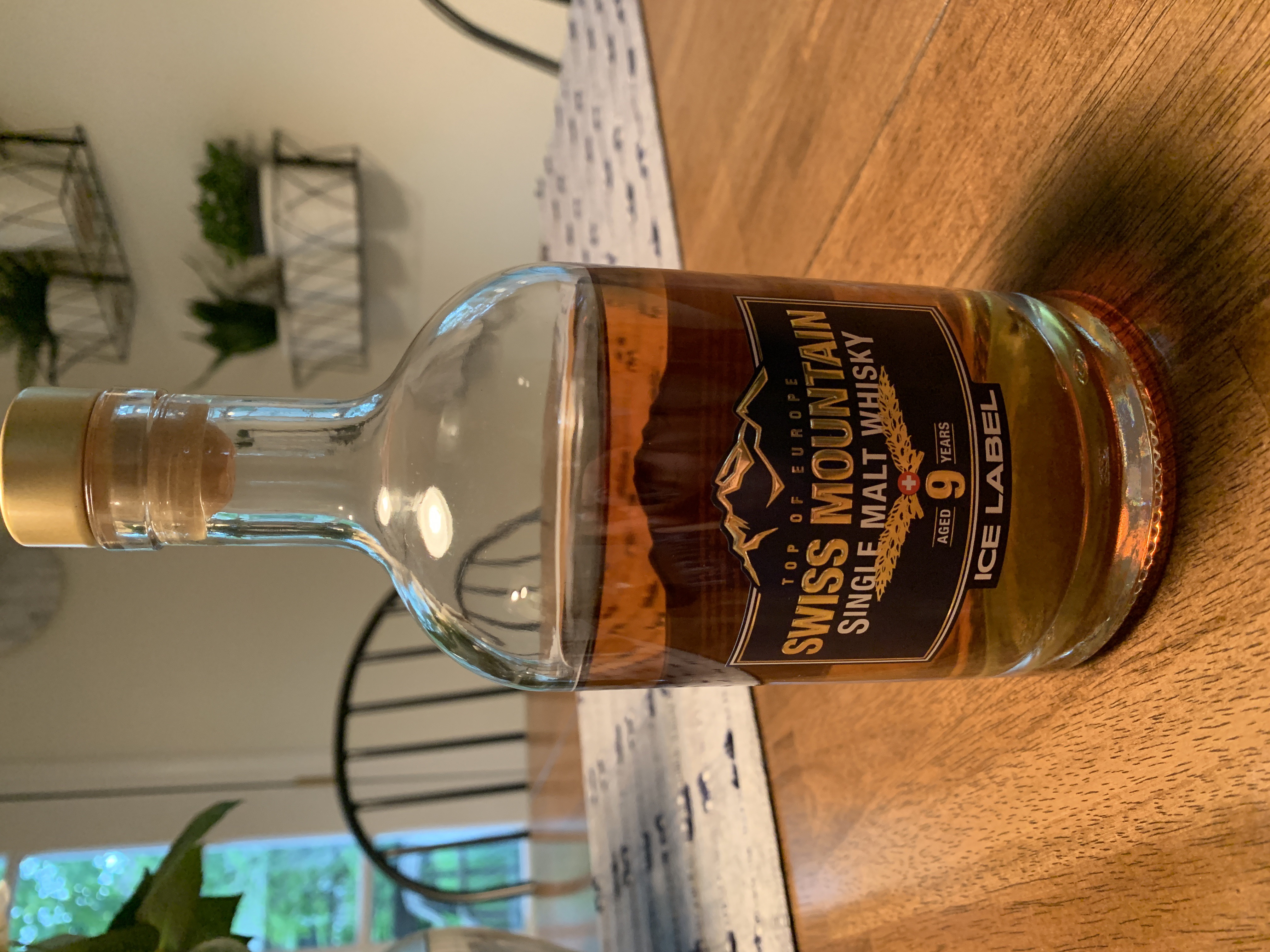 Swiss Mountain 9 Year Ice Label