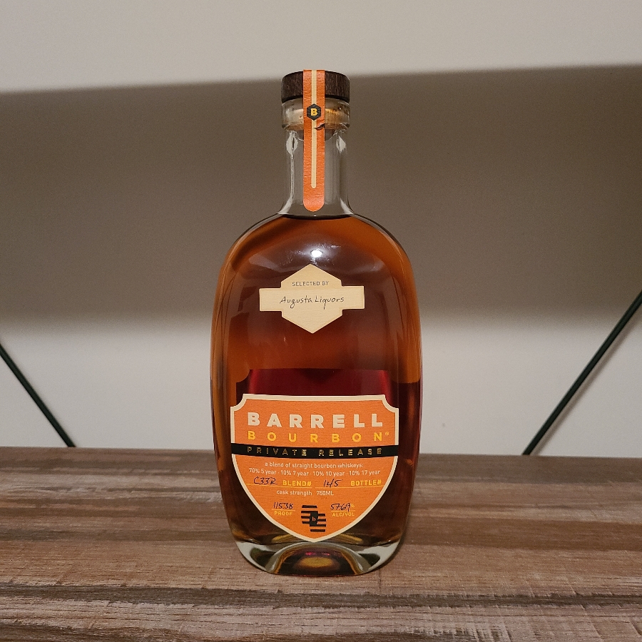 Barrell Bourbon Private Release C33R Blend (Augusta Liquors)