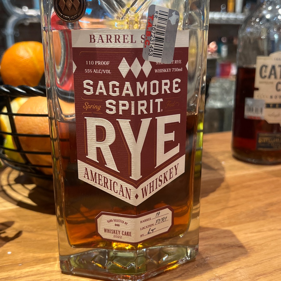 Sagamore Spirit Rye American Whiskey (Whiskey Cake Barrel # 19)