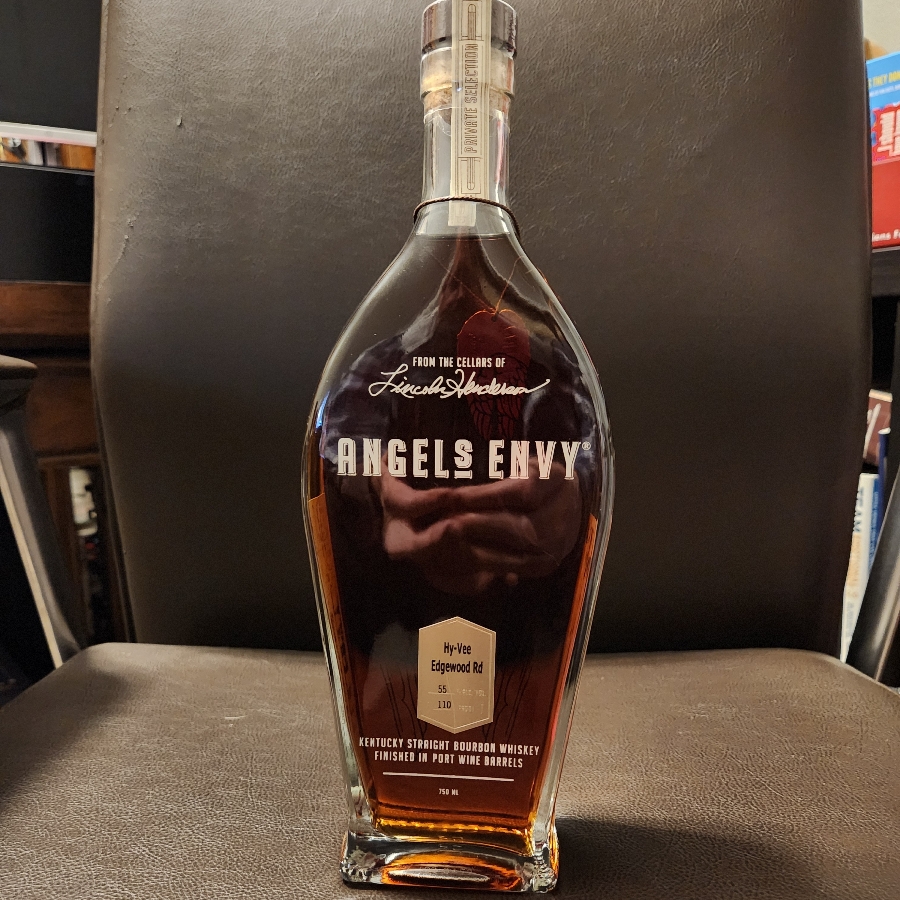Angels Envy Kentucky Straight Bourbon Whiskey finished in Port Wine Barrels - Single Barrel Hy-Vee Edgewood Rd