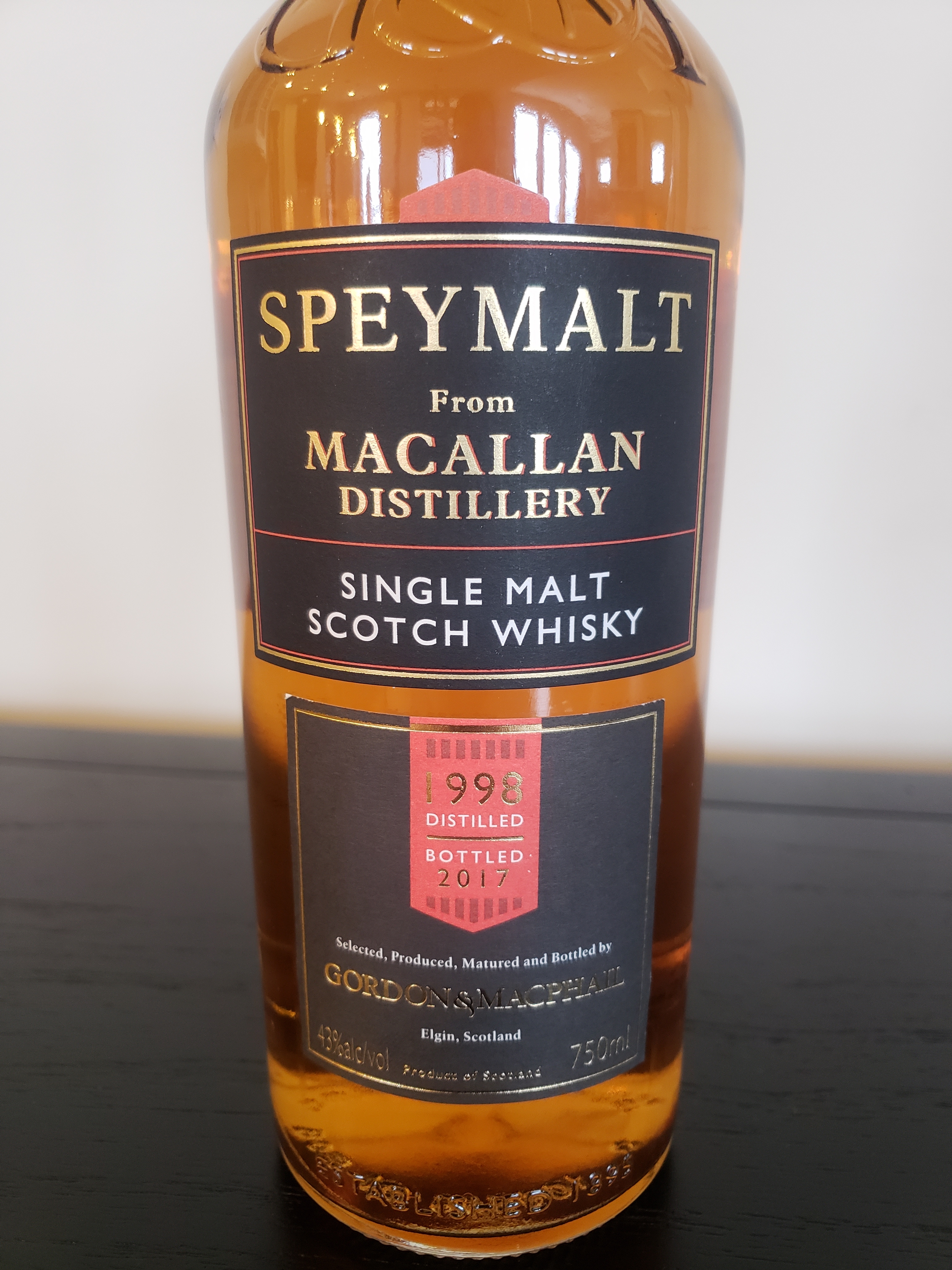 Macallan Speymalt 1998 (Gordon & Macphail)