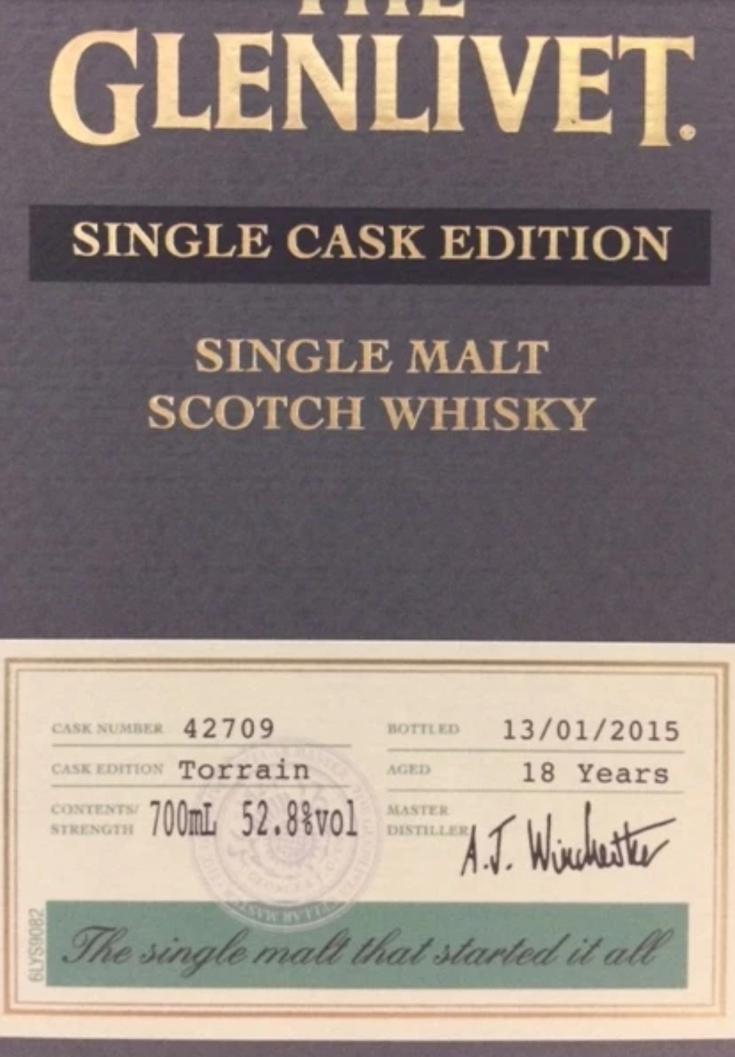 Glenlivet 18 Year 'Torrain' Single Cask