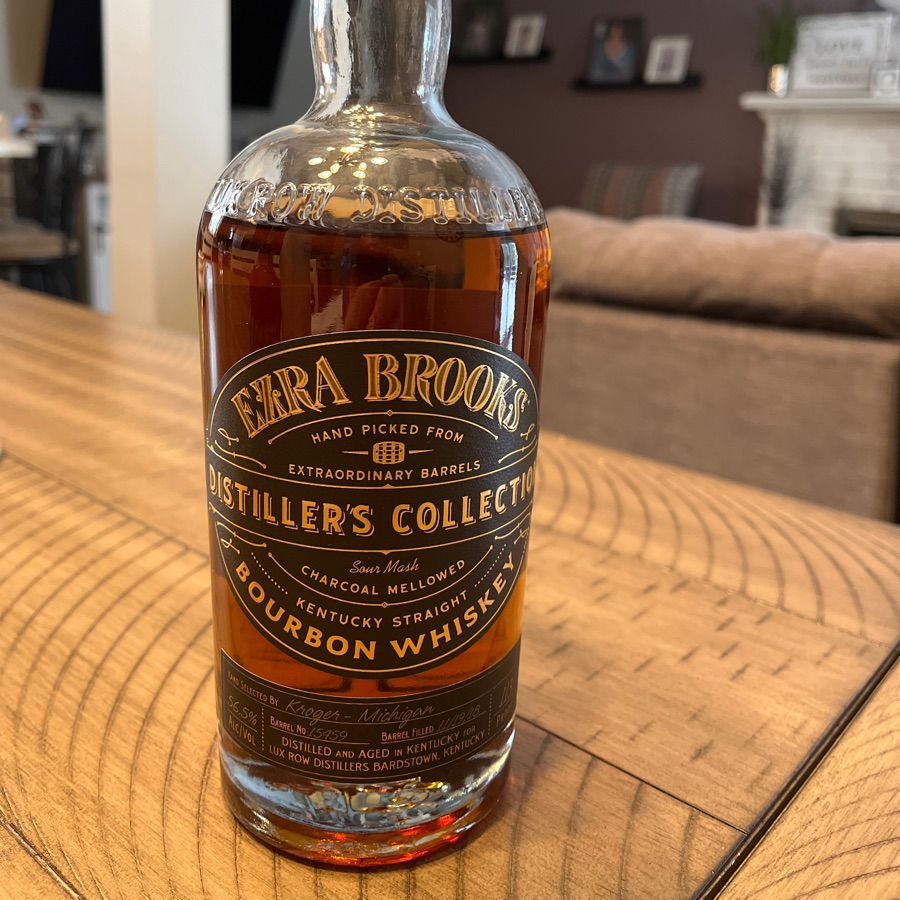 Ezra Brooks Distiller's collection bourbon Kroger Pick