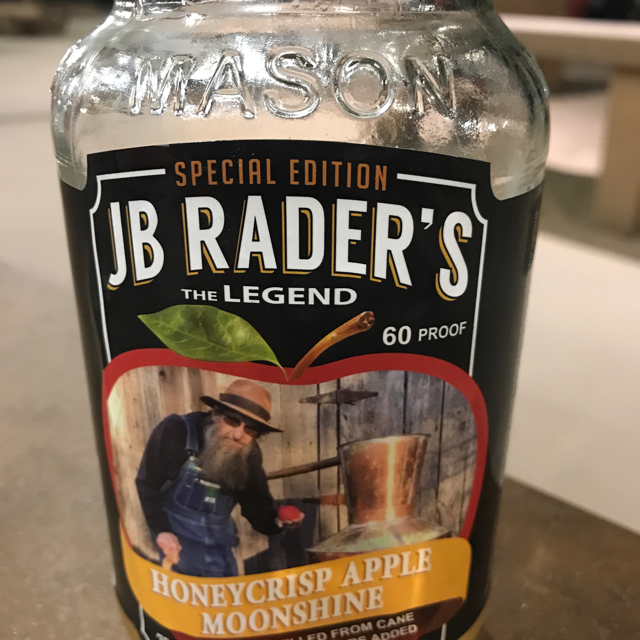 JB Rader's Honeycrisp Moonshine