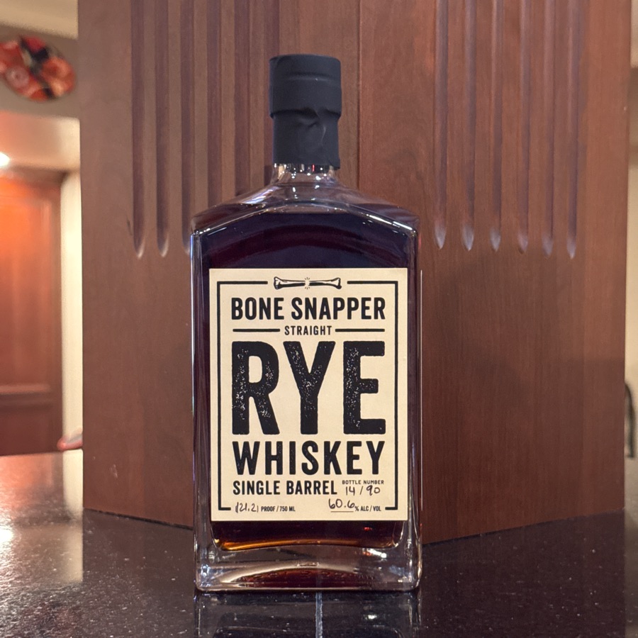 Bonesnapper Rye Single Barrel (Drums & Drams Barrel S733)