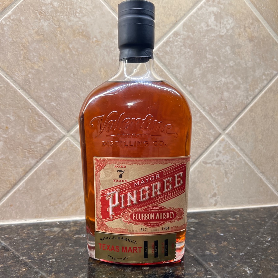 Mayor Pingree 7y Straight Bourbon Whiskey (Texas Mart Store Pick)