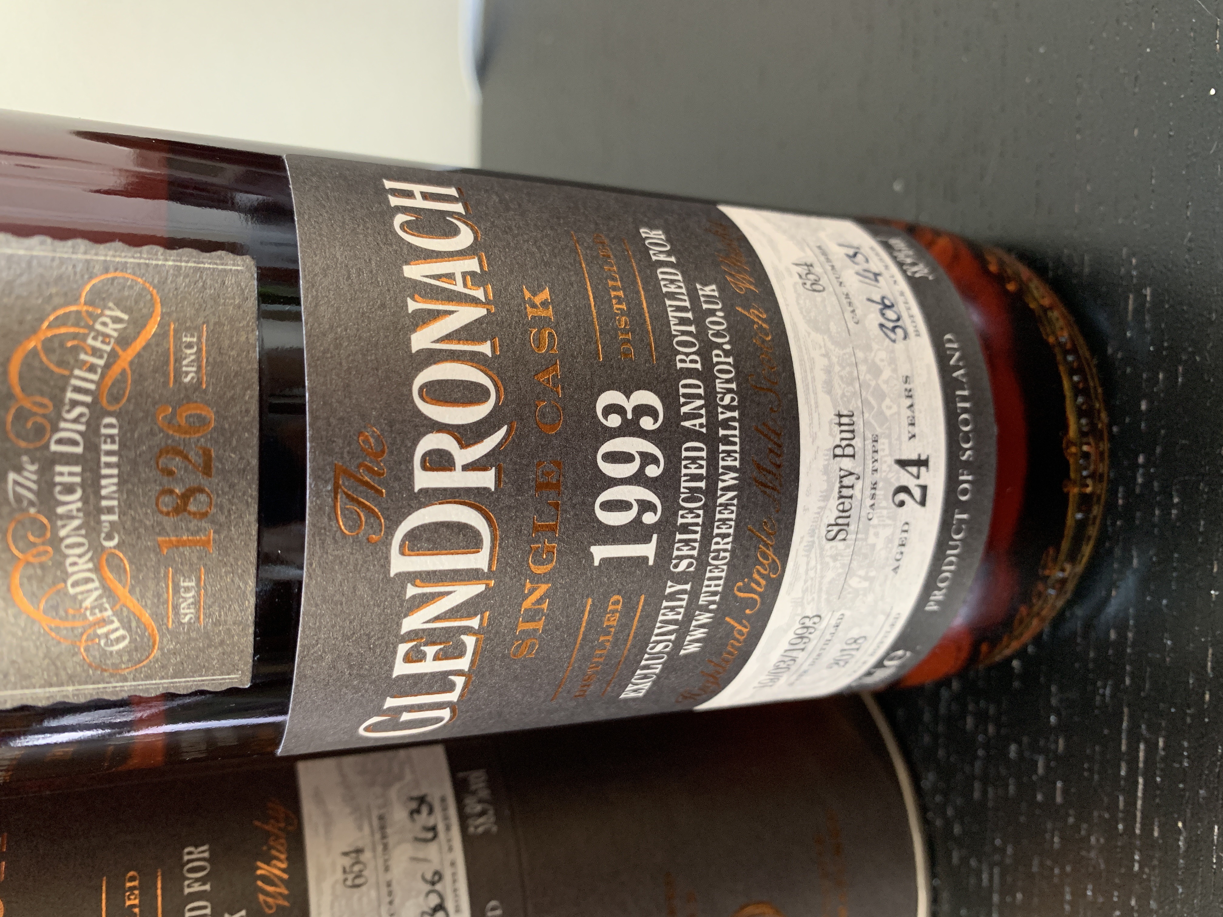 Glendronach 1993 24yr Cask 654