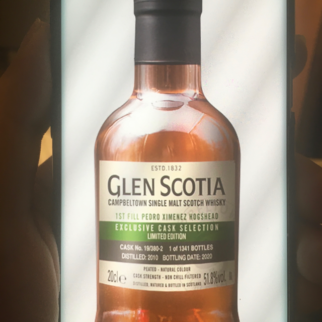 Glen Scotia 1st Fill PX Hogshead Exclusive Cask Selection