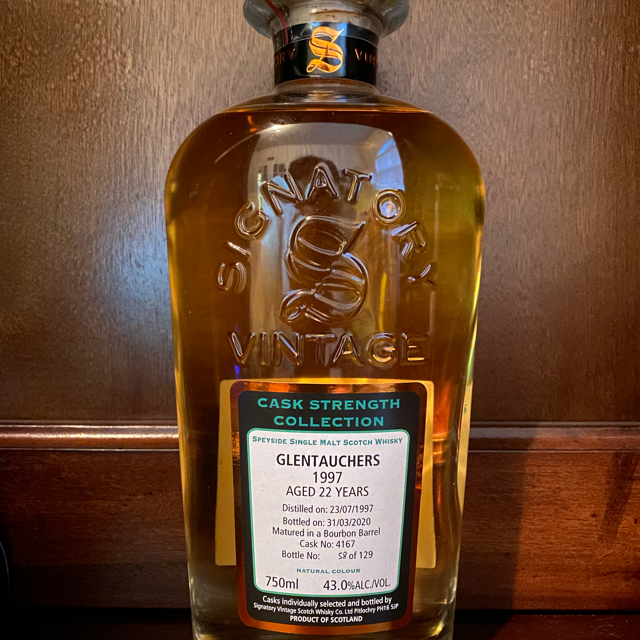 Glentauchers 1997 22 Year Cask Strength Collection (Signatory)