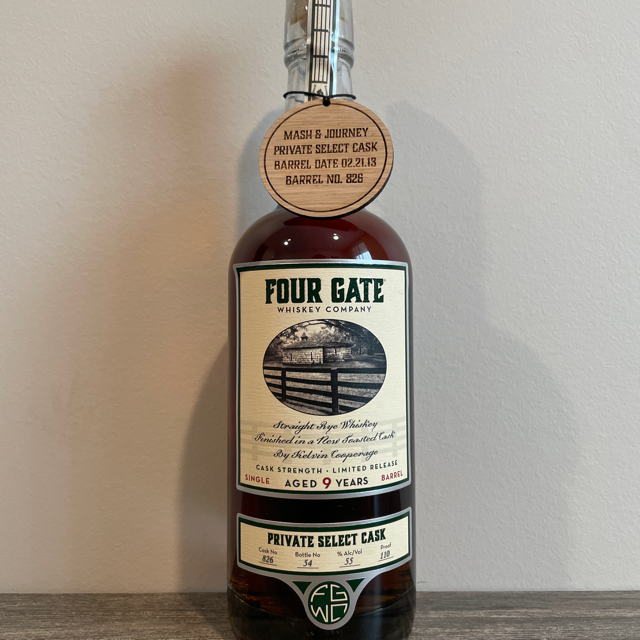 Four Gate Cask Strength Single Barrel (Mash & Journey)