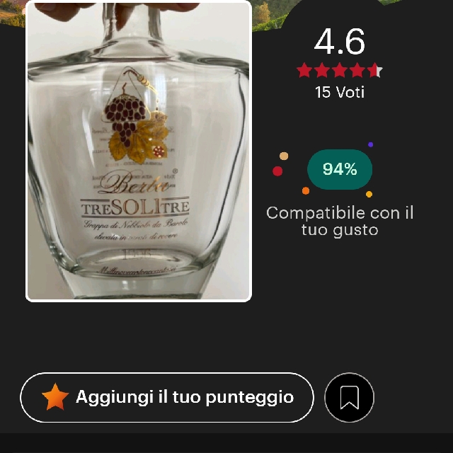 Tre Soli Tre Grappa Invecchiata
