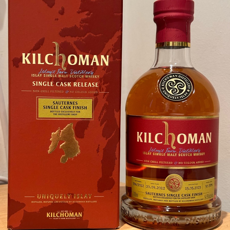Kilchoman Sauternes Cask 596/2012