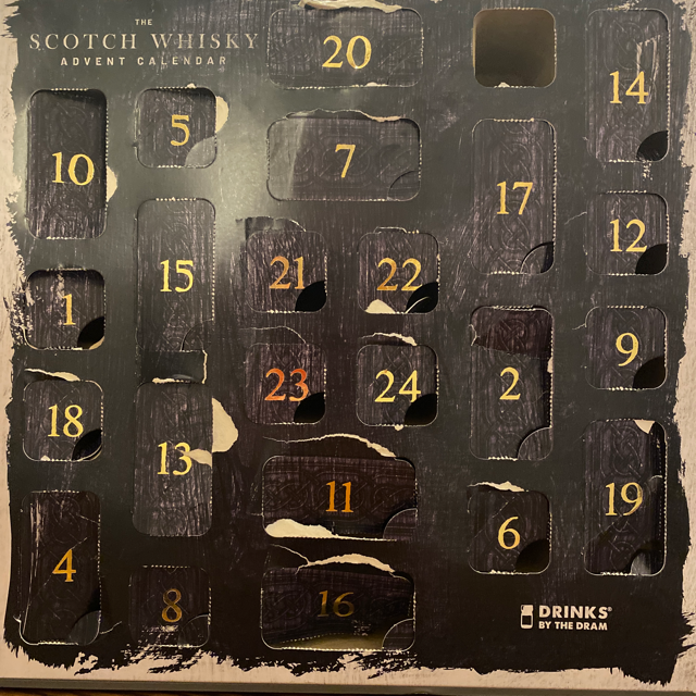 Drinks by the dram advent calendar
