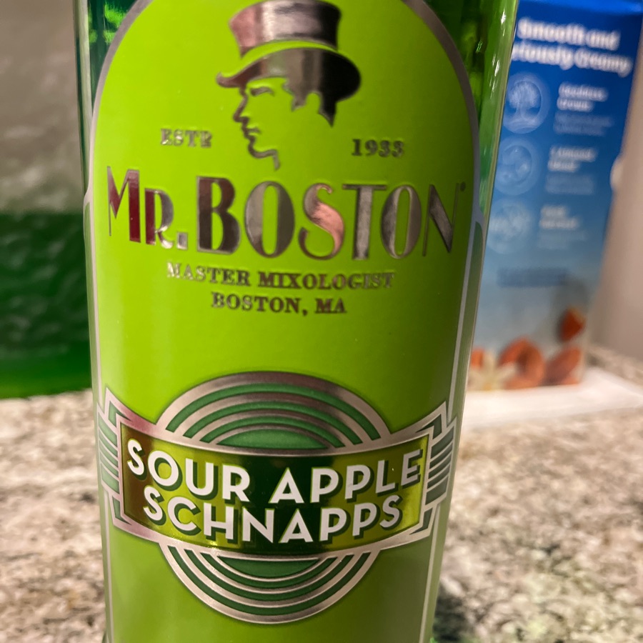 Mr. Boston Sour Apple Schnapps
