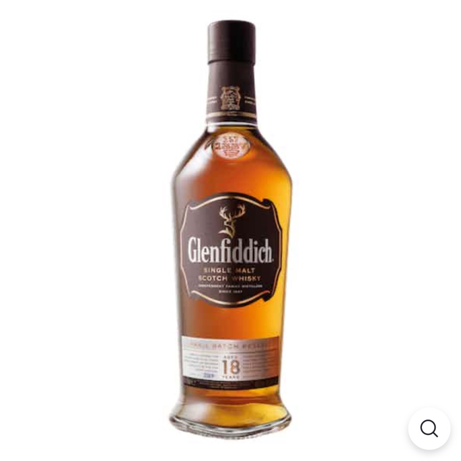Glenfiddich Single Malt Scotch Whiskey Small Batch Reserve 18 years