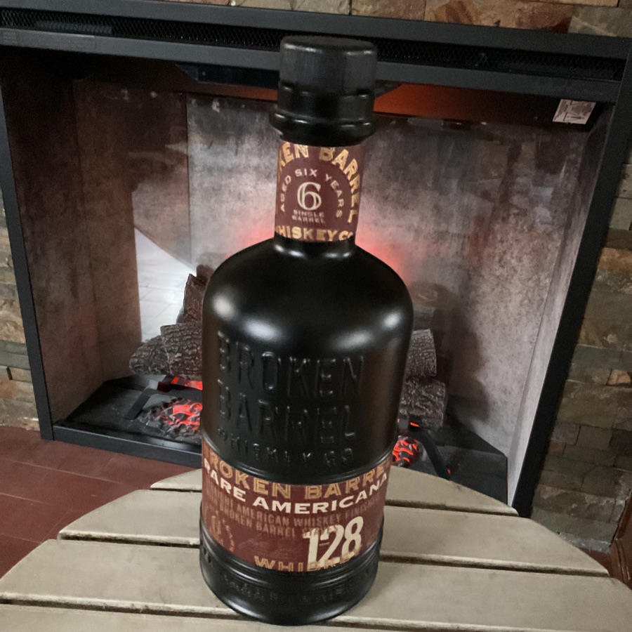 Broken Barrel Rare Americana  Straight American Whiskey Finished with Broken Barrel Staves 2022