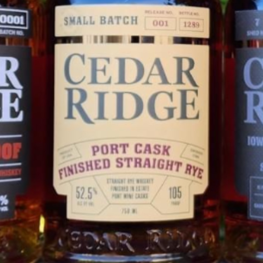 Cedar Ridge Port Cask Finished Straight Rye
