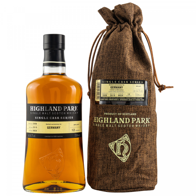 Highland Park 12 year single cask sherry butt