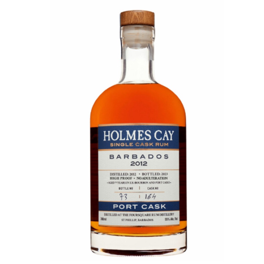 Holmes Cay Single Cask, 2012 Barbados Rum, Port Cask