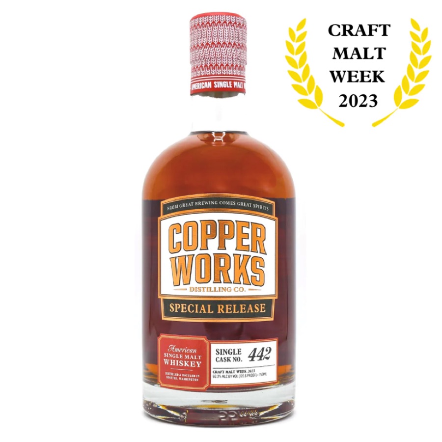 Copperworks American Single Malt (Single Cask No. 442)