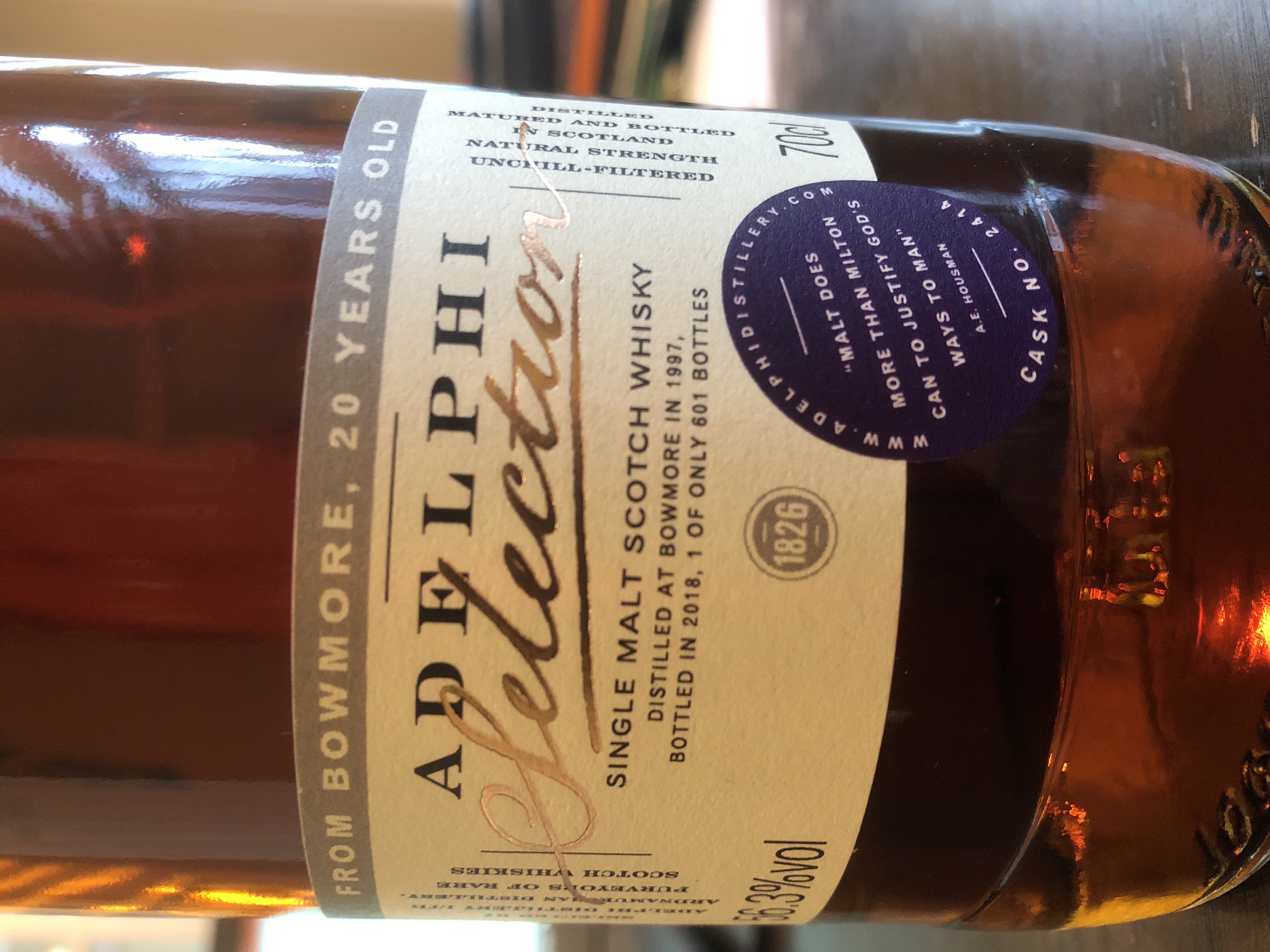 Bowmore 1997 20 Year (Adelphi)