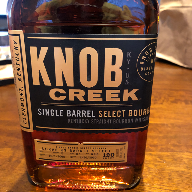 Knob Creek Single Barrel Select Bourbon (Lukas KS)