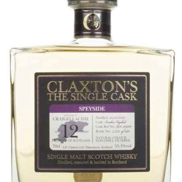 Craigellachie 12 Year Old 2007 - Claxton's