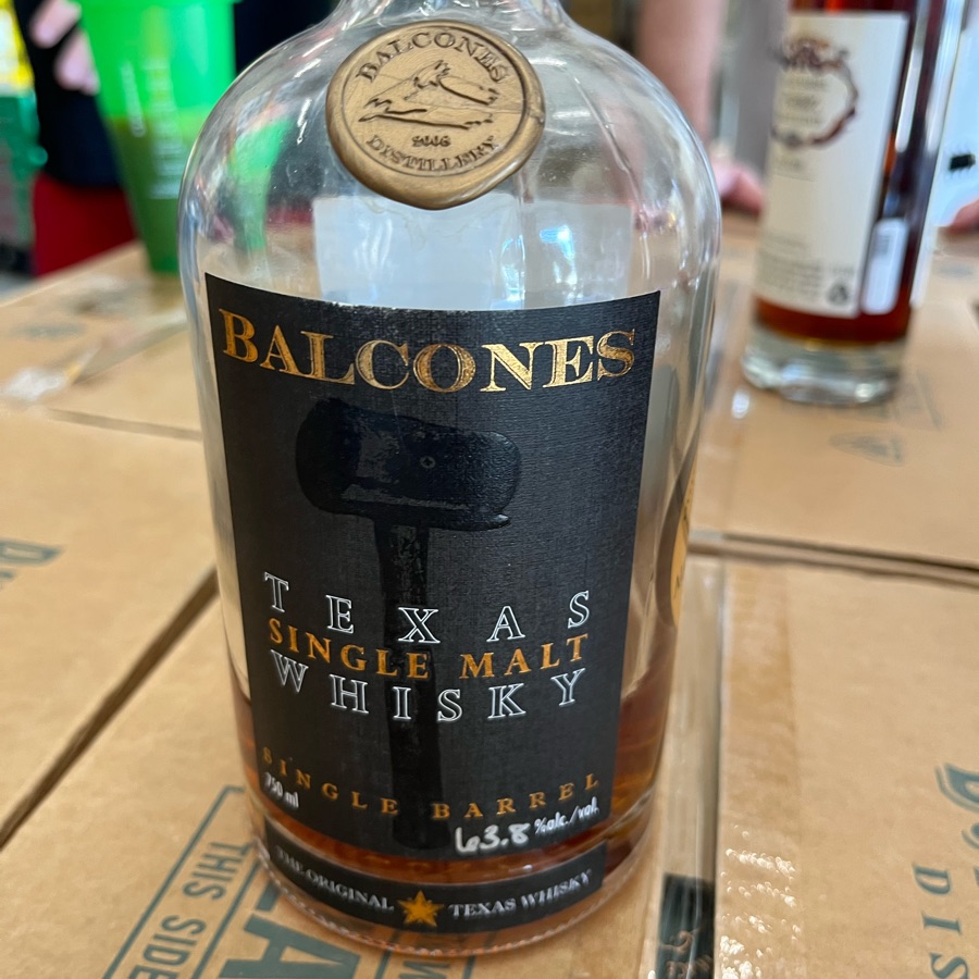 Balcones Single Malt Single Barrel Private Selection (The Austin Shaker)