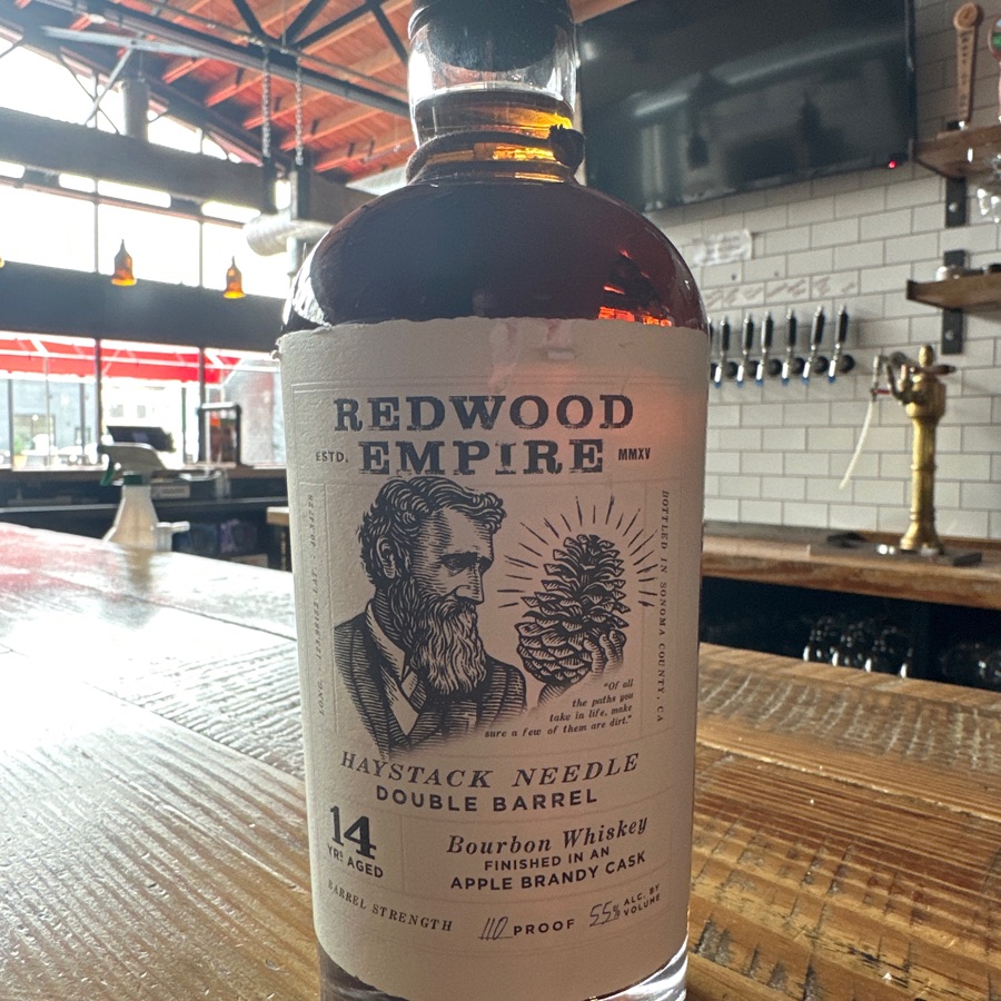 Redwood Empire Haystack Needle Double Barrel -14 year - Finished in an Apple Brandy Cask