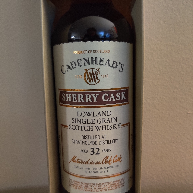 Strathclyde 32 (1989) (Cadenhead's Sherry Cask)