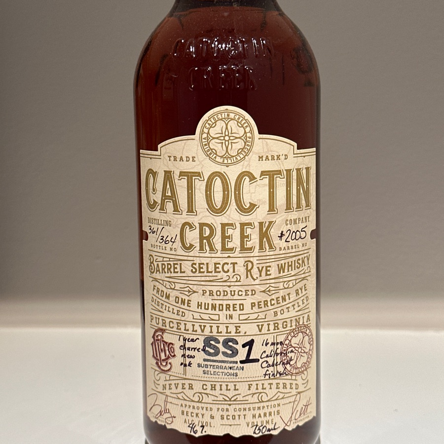Catoctin Creek Barrel Select SS1
