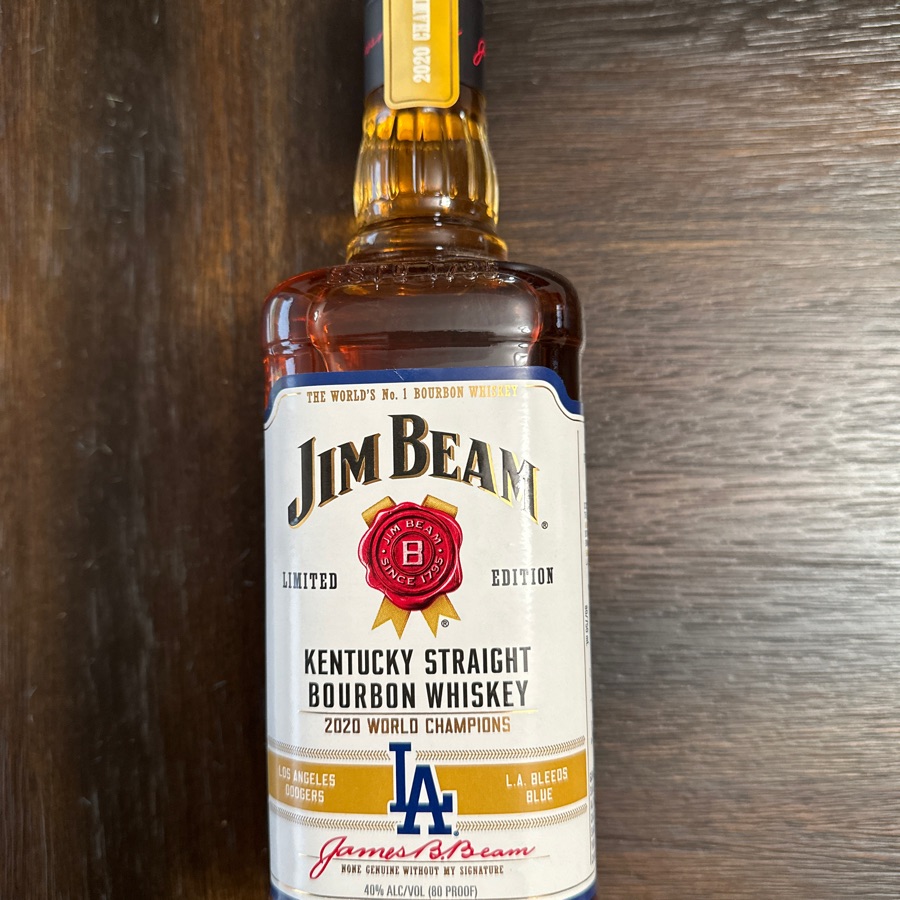 Jim Beam Los Angeles Dodgers 2020 Championship Batch