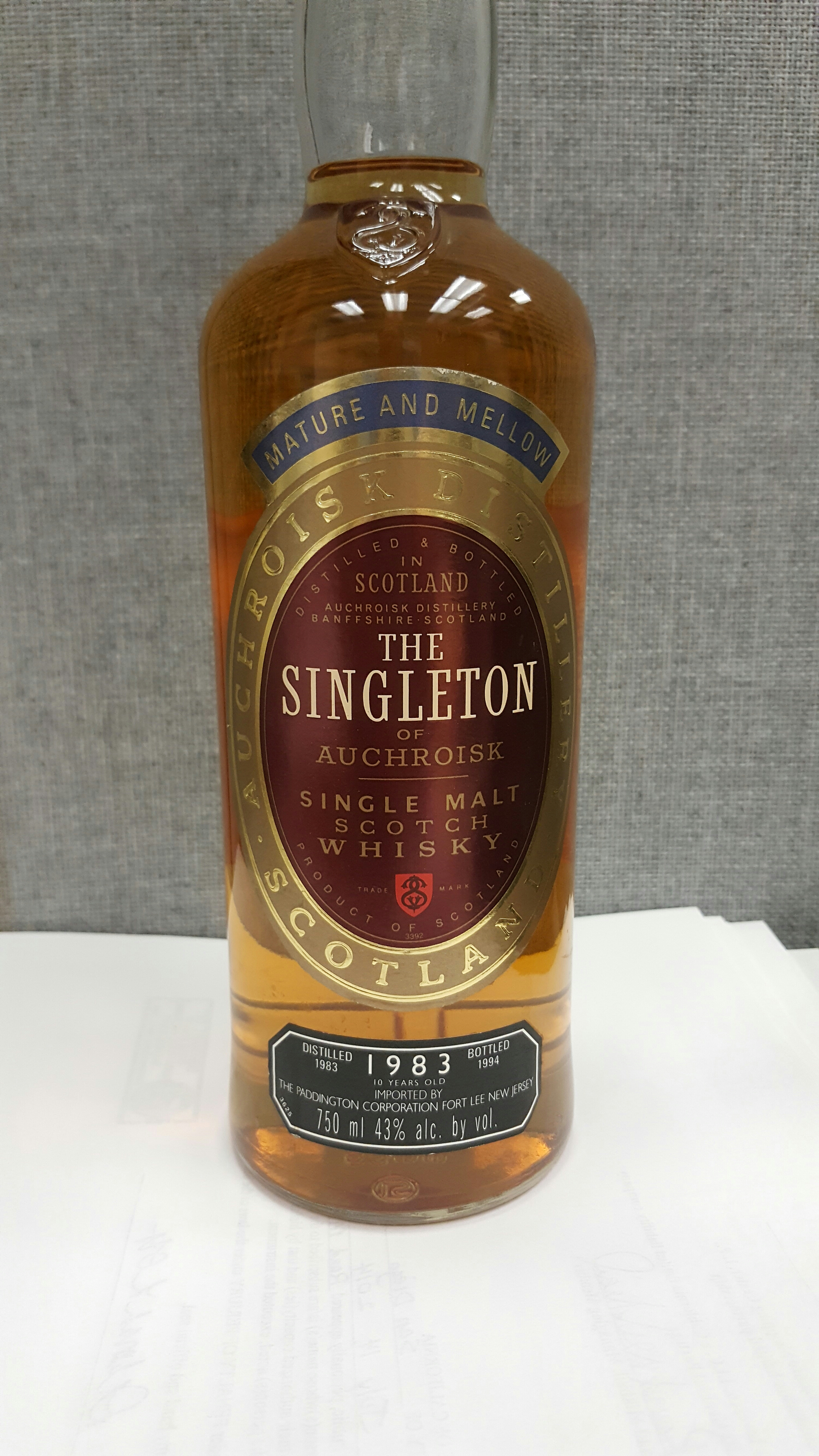 Singleton of Auchroisk