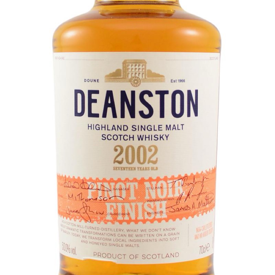 Deanston 17 Year Old, 2002, Pinot Noir Cask Finish