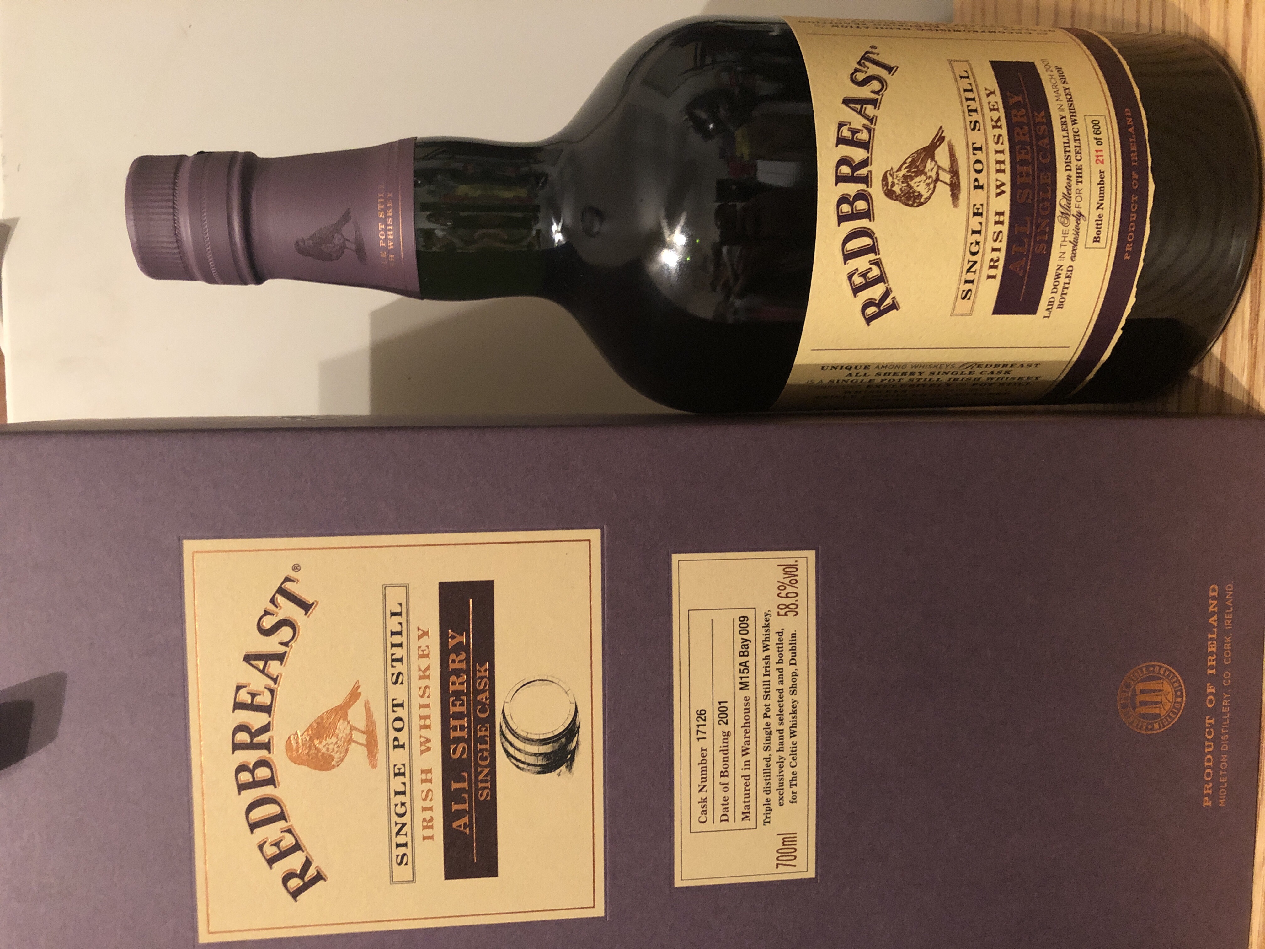 Redbreast 2001 All Sherry Single Cask #17126 (CWS)