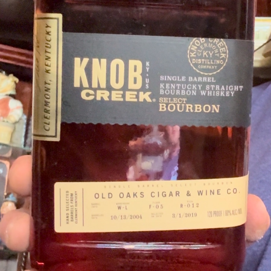 Knob Creek Cask Strength Bourbon (Old Oaks Barrel Pick)