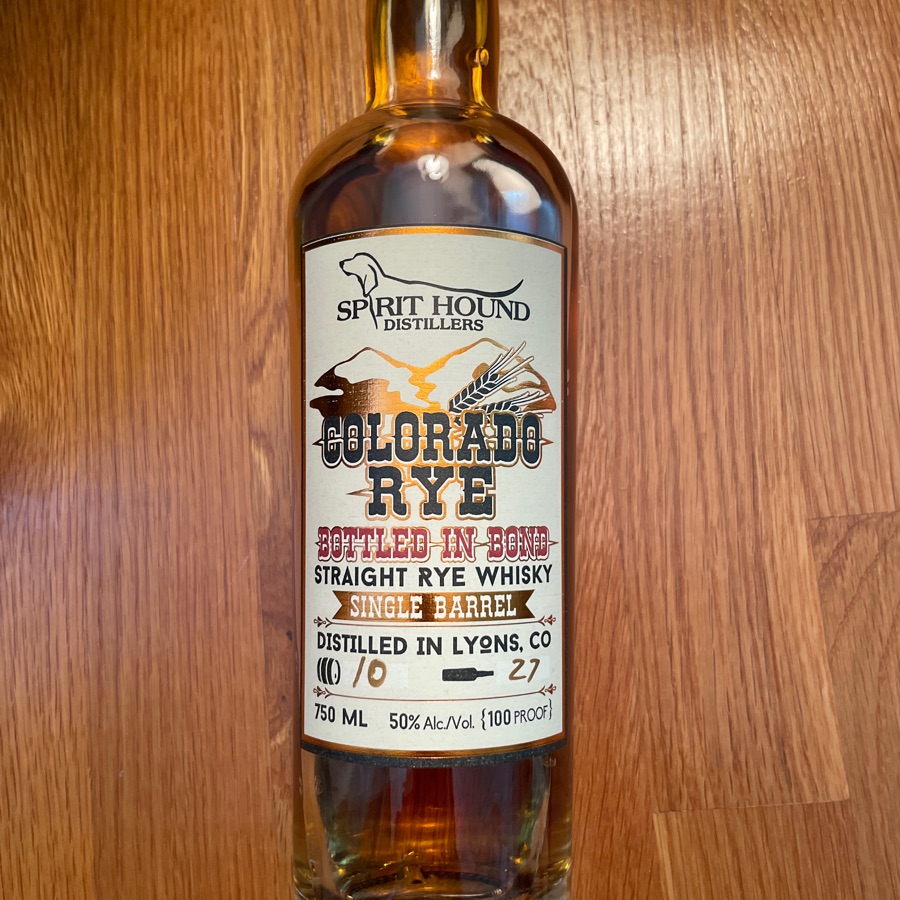Spirit Hound - Colorado Rye Bottled-In-Bond
